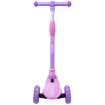 Самокат 3-колесный Bunny, 135/90 мм, розовый/фиолетовый